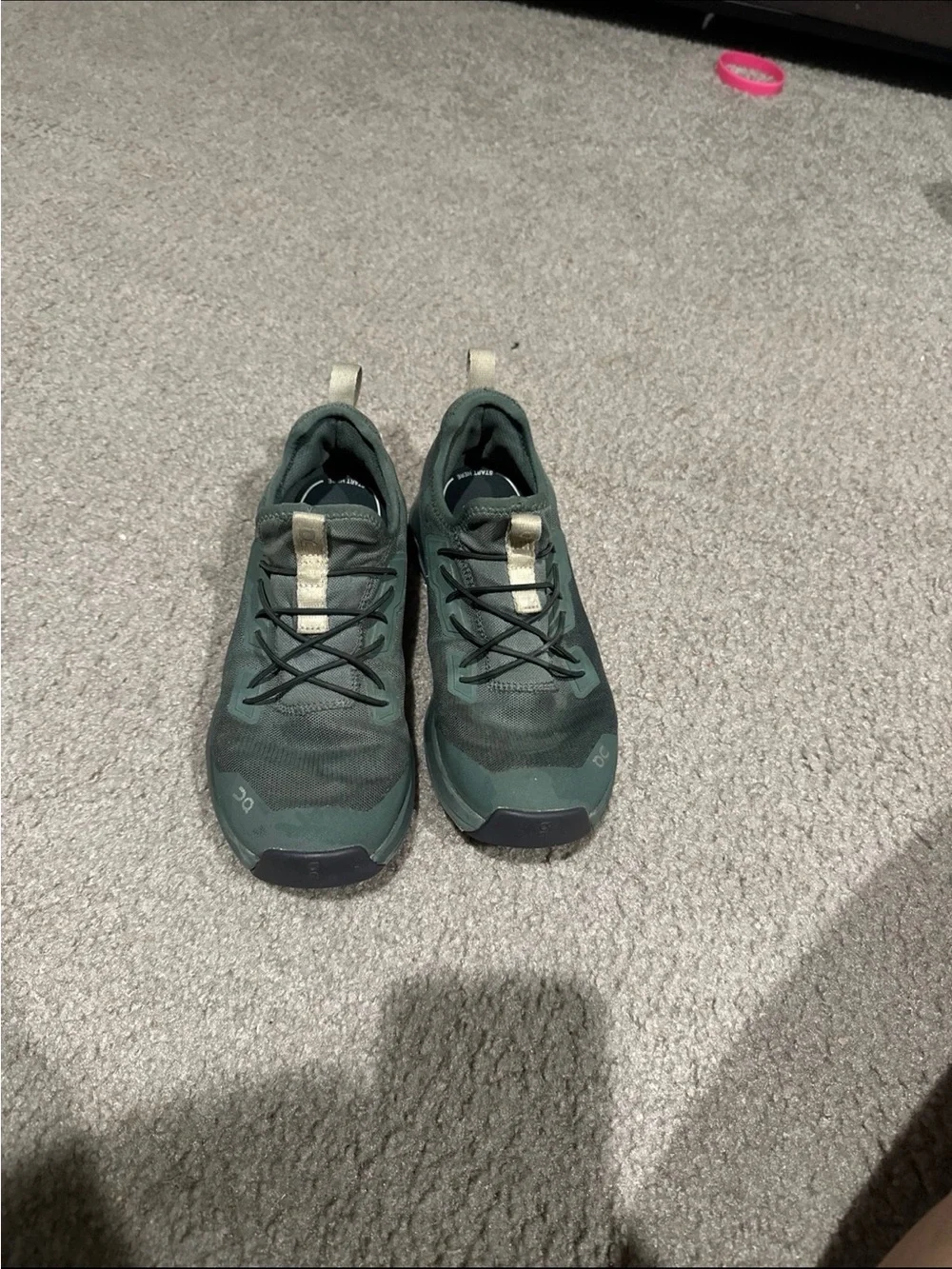Kids Green Lightweight Athletic Sneakers